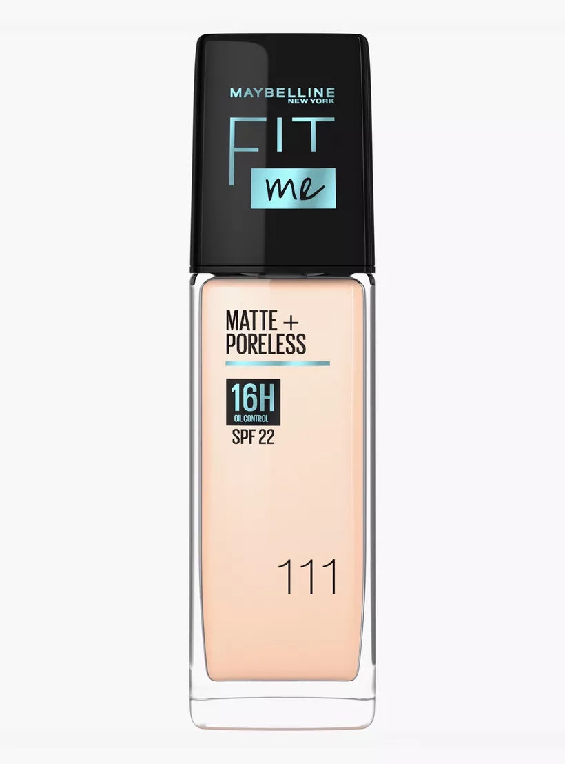 Maybelline New York Fit Me 111 Matte+Poreless SPF 22 Liquid Foundation