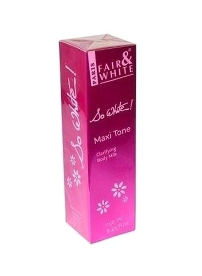 Fair and White So White! Maxi Tone Clarifying Body Milk 250ml