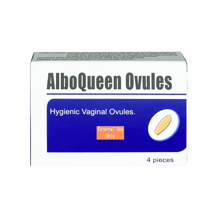 AlboQueen Vaginal Ovules 4'S