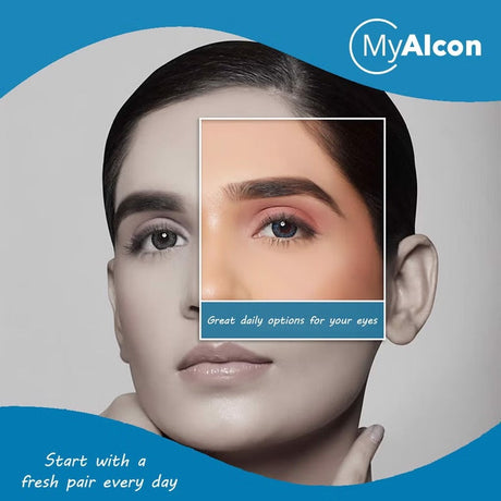 Alcon Dailies Total1 One Day Clear Contact Lenses, Base Curve 8.5, Power -3.75, Pack of 90's Alcon