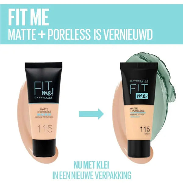 Maybelline New York Fit Me Matte and Poreless Foundation 100