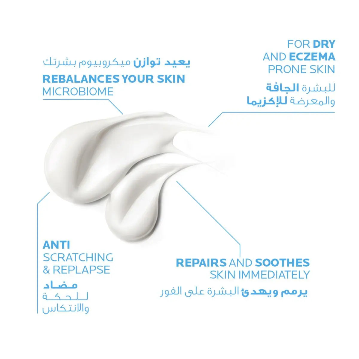 La Roche-Posay Lipikar Baume Ap+M Moisturizer For Atopic Eczema & Allergy-Prone Skin 400ML La Roche-Posay