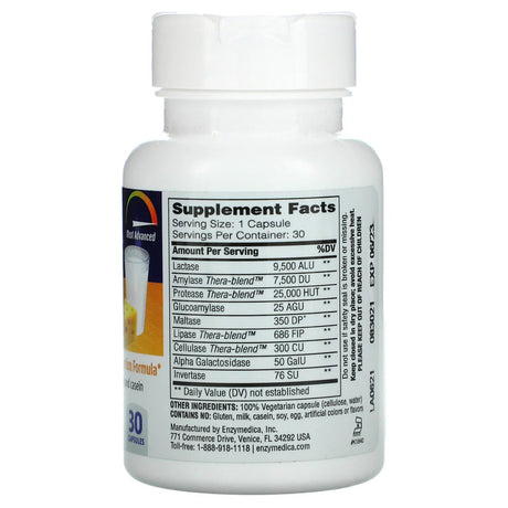 Enzymedica Lacto Capsules 30s Enzymedica