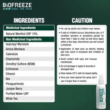 Biofreeze Pain Relief Spray For Muscle & Joint Pain, Temporary Pain Relief  With Soothing Menthol 118ml