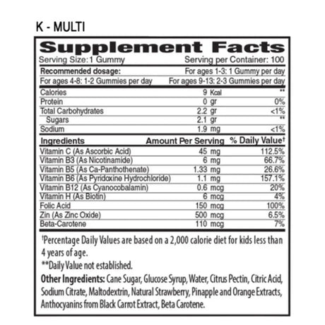 The Gummies Multivitamin Kids 100's