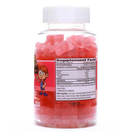 The Gummies Vitamin D Gummy Kids 100's