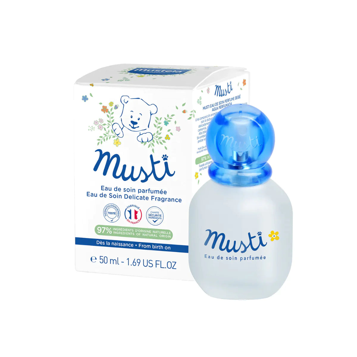 Mustela Baby Musti Eau de Soin Delicate Fragrance 50ml