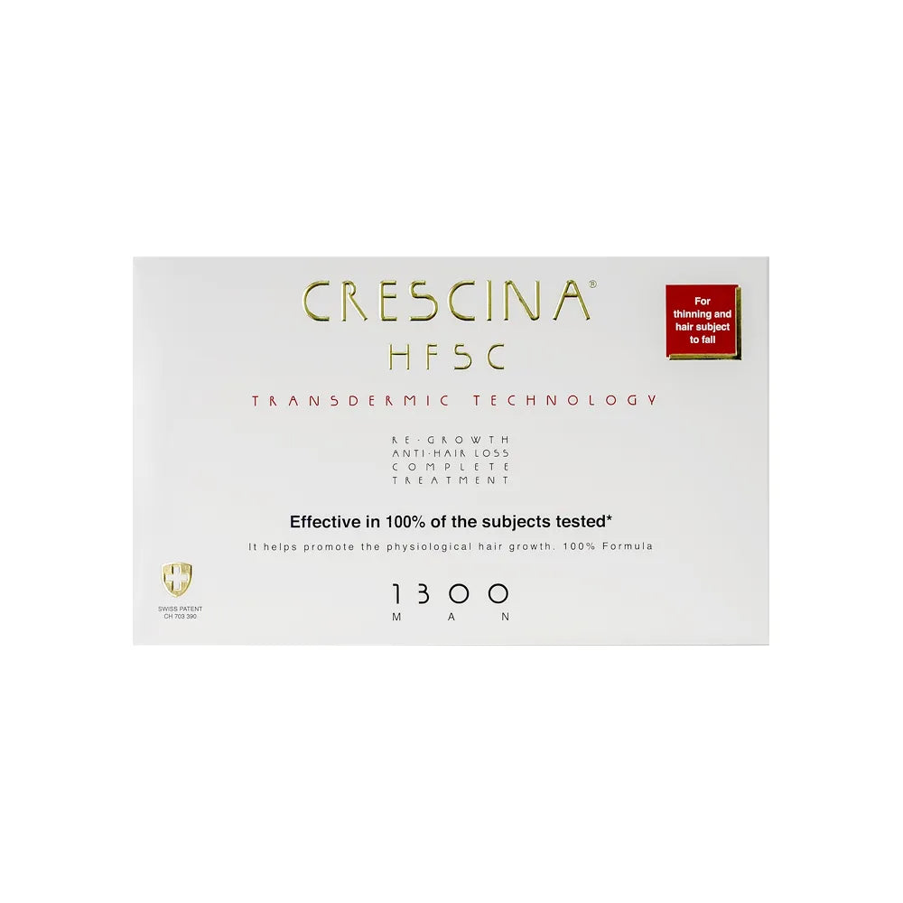 Crescina HFSC Transdermic Complete Treatment 1300 Man 10+10 قوارير