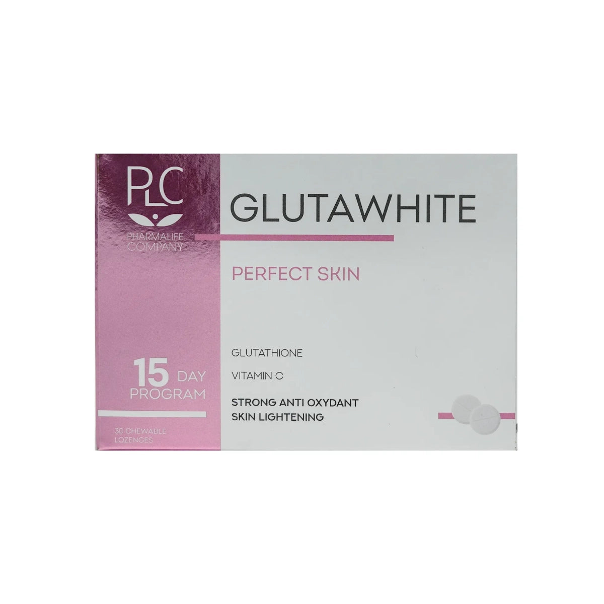 أقراص PLC Gluta White القابلة للمضغ 30