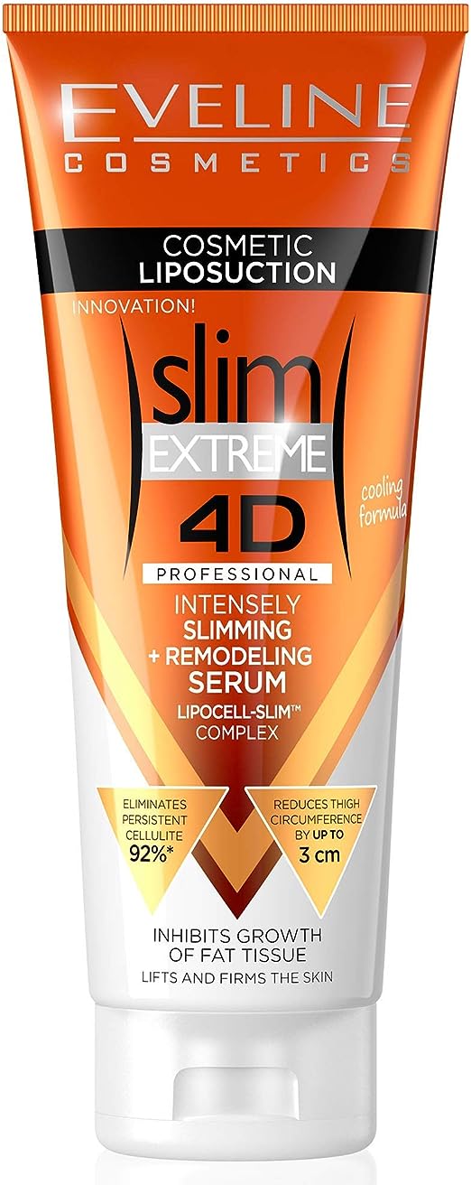 Evenline Cosmetics Slim Extreme 4D Liposuction Plus Serum, 250 ML, One Size