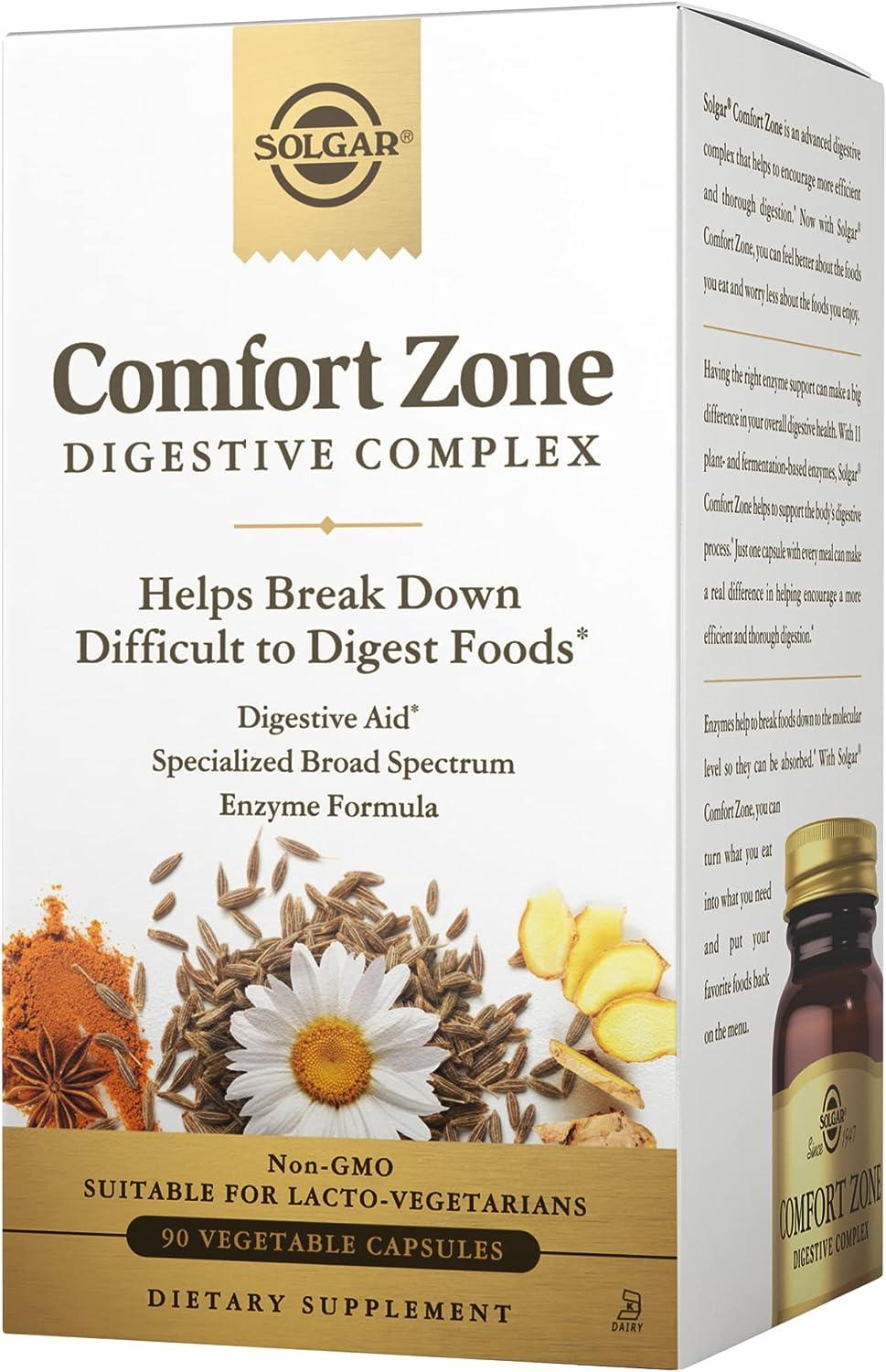 Solgar Comfort Zone Digestive Complex 90 Vegetable Capsules