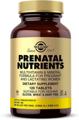 Solgar Prenatal Nutrients Tablets, 120 Tabs