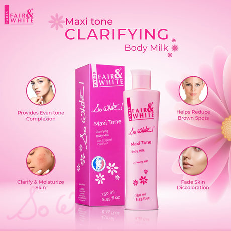 Fair and White So White! Maxi Tone Clarifying Body Milk 250ml