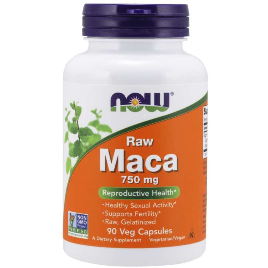 Now Foods MACA 750mg Vegetable Capsules 90's