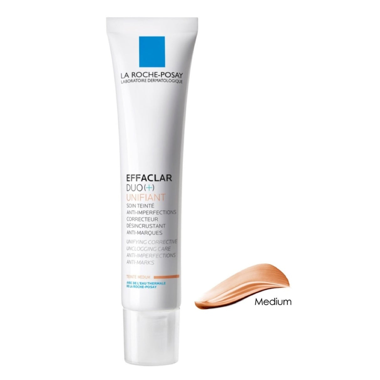 كريم لاروش بوساي Effaclar Duo+ Unifiant ملون متوسط ​​الحجم 40 مل