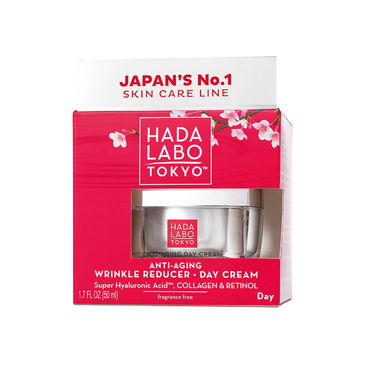 Hada Labo Tokyo Anti-Ageing Wrinkle Reducer Day Cream 50ml