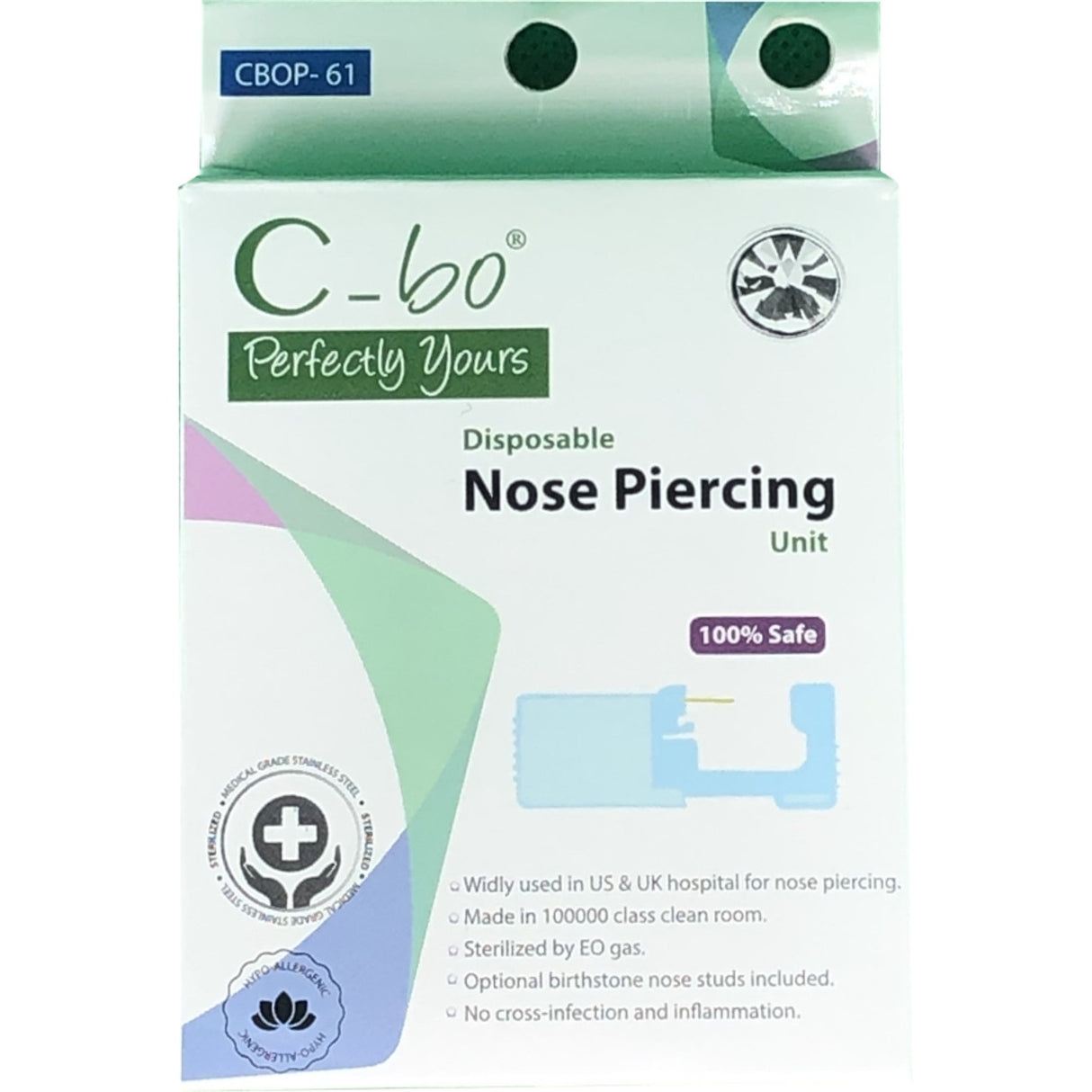 c-bo disposable nose piercing unit