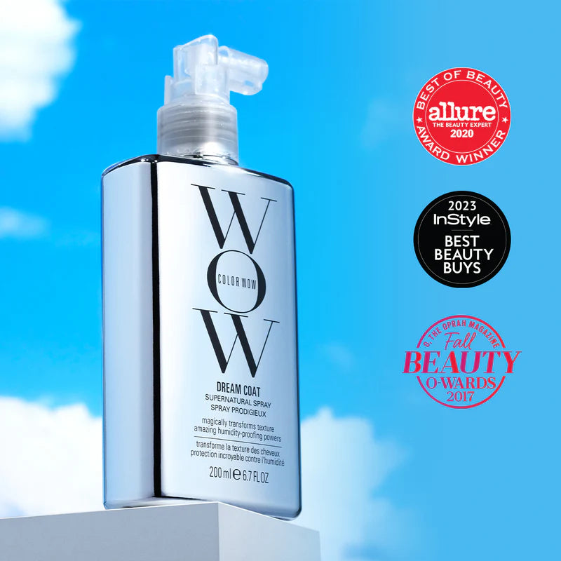 COLOR WOW Dream Coat Supernatural Spray, Anti-Humidity, Prevents Frizz, Heat Protectant, 6.7 Fl Oz