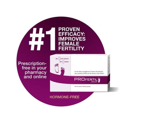 PROfertil® Female With Folic Acid & Omega-3, Fertility Support Pill For Women ( add 2+ 1 Free )