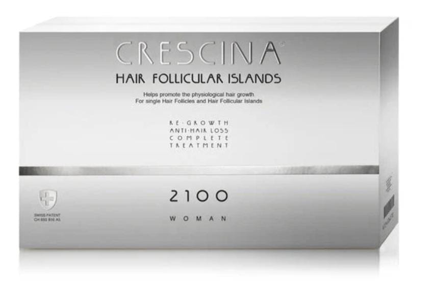 Crescina Follicular Islands Re-Growth 2100 Hair-Loss Woman Vials 20's (add 2+1 Free )