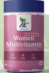 PLC Women’s Multivitamin with Vitamin A, B, C, D, E & Biotin. Pack of 60s PLC