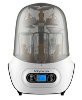 Baby Bottle Sterilizer And Dryer Machine – Electric Steam Sterilization - Universal Fit - Pacifiers, Glass, Plastic, and Newborn Feeding Bottles baby brezza