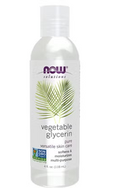 Now Solutions Vegetable Glycerin Oil, 100% Pure For Rough & Dry Skin Moisturization 118ml