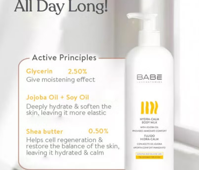 Babe Hydra-Calm Body Milk 500ml