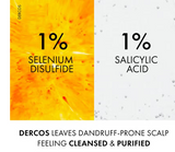 Vichy Dercos Anti-Dandruff Shampoo With Selenium DS And Salicylic Acid For Itchy Scalp And Normal To Oily Hair 390ml