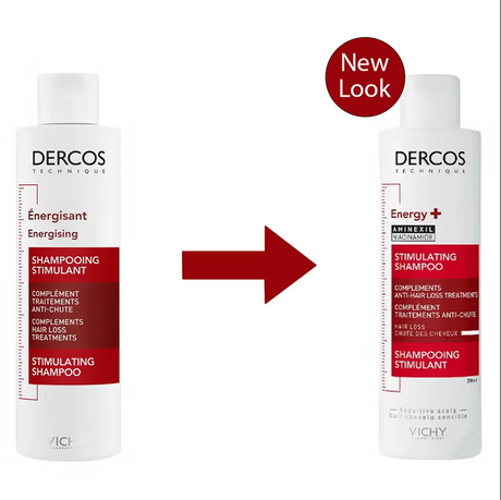 Vichy Dercos Energy+ Stimulating Anti Hair Fall Shampoo With Aminexil 200ml