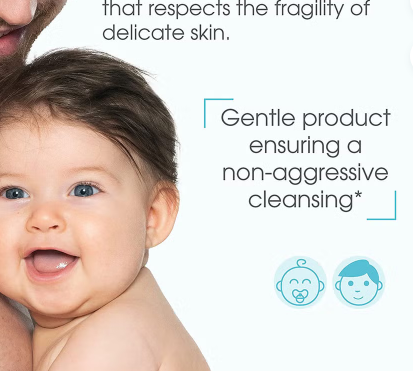 Bioderma ABCDerm Mild Cleansing Foaming Gel For Babies & Children 1 L