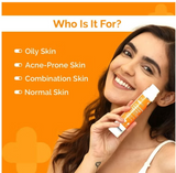 The Derma Co Hyaluronic Sunscreen Aqua Ultra Light Gel With Spf 50 Pa++++ For Broad Spectrum, UV A, UV B & Blue Light Protection For Oily Skin - 50G the demo
