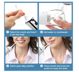 Portable Water Dental Flosser For Teeth Cleaning Dental Oral Irrigator With 4 Modes Scalable 5 Jet Nozzles IPX7 Water Resistance 300ML