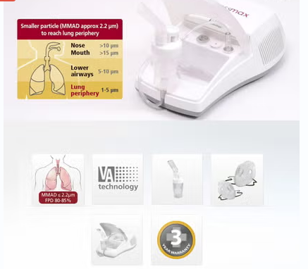 Rossmax Piston Nebulizer NA100 For Respiratory Care