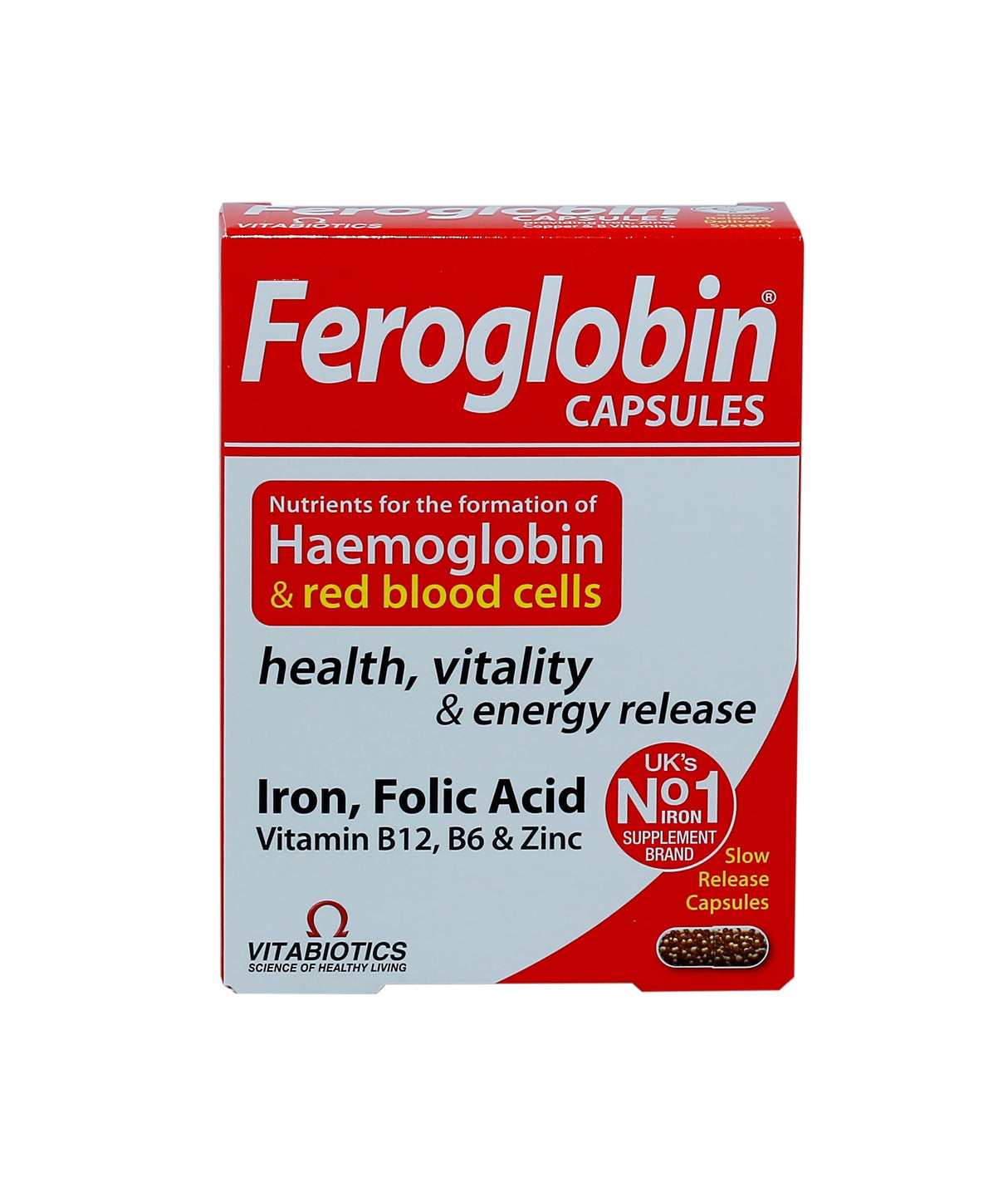 Vitabiotics Feroglobin Capsules 30s