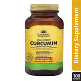 Sunshine Nutrition High Potency Curcumin 100 Softgels Sunshine Nutrition