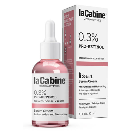 LaCabine Monoactives 0.3% Pro-Retinol Anti-Wrinkle Serum Cream For All Skin Types 30ml