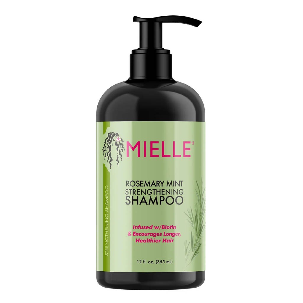 Mielle Rosemary Mint Hair Strengthening Shampoo With Biotin For All Hair Types 355ml