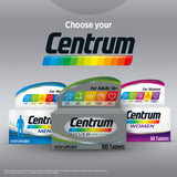 Centrum Silver With Lutein 50+ Adult Multivitamin Supplement Tablets, Pack of 100's