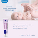 Mustela 1 2 3 Vitamin Barrier Baby Nappy Cream 50 mL