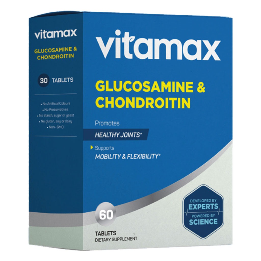 Vitamax Glucosamine + Chondroitin Tablets For Joint Health, Pack of 60's