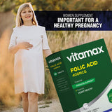 Vitamax Folic Acid 400 mcg Tablets For Prenatal Support & Healthy Heart Function, Pack of 60's