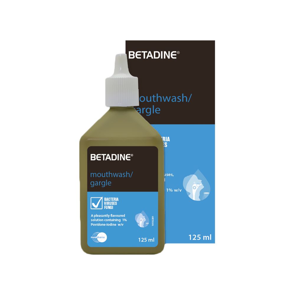 Betadine Mouthwash/Gargle 125 mL