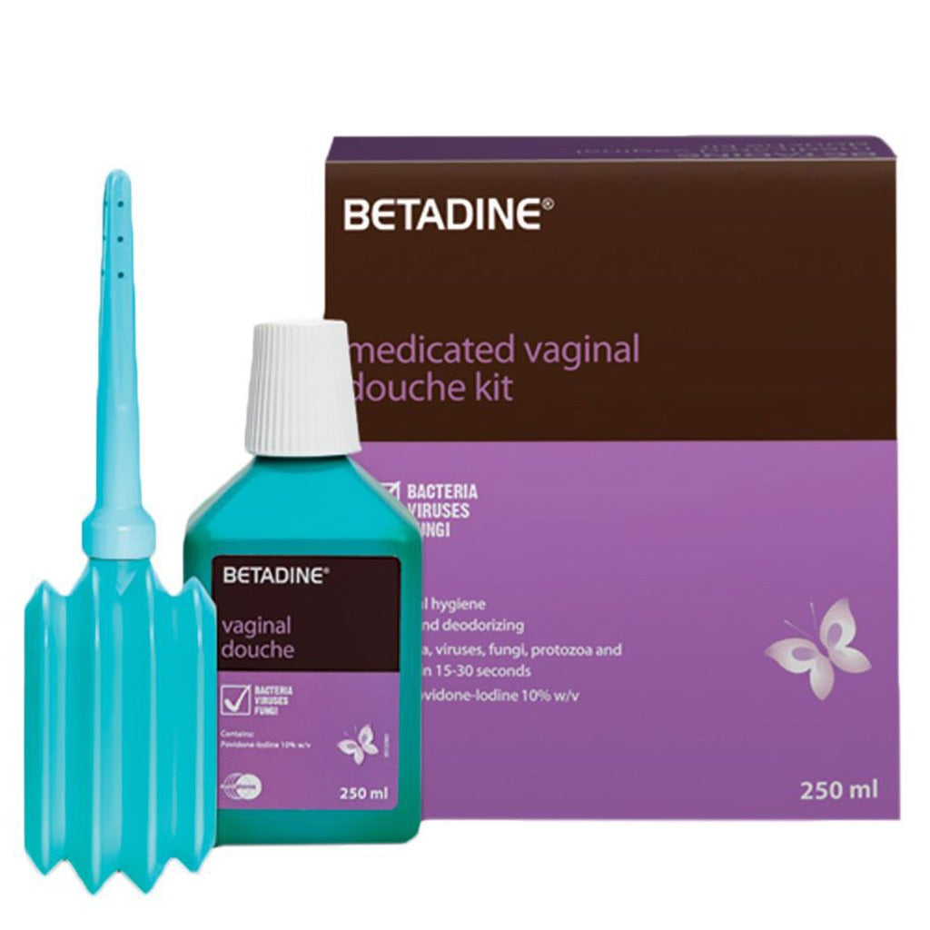 Betadine Medicated Vaginal Douche Kit 250 mL