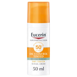 Eucerin Sun Oil Control SPF50+ Sunscreen Medium Tinted Gel-Cream With Dry Touch & Anti-Sine Effect 50ml