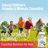 Solaray Kids Vitamins & Minerals Chewables, Pack of 60's