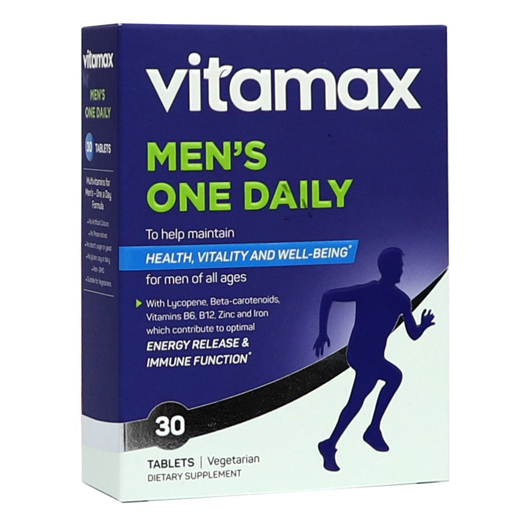 Vitamax Once Daily Men's Multivitamin Supplement Tablets, Pack of 30's