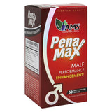 كبسولات تحسين الأداء للرجال من AMS PenaMax تحتوي على 60 كبسولة