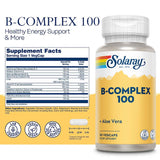 Solaray B-Complex 100 With Aloe Vera VegCaps 50's