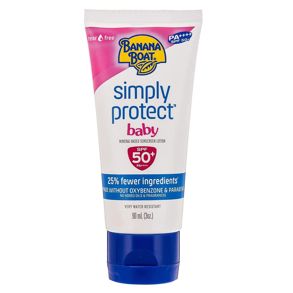 Banana Boat Simply Protect Baby Sunscreen Lotion SPF 50+, 90 mL